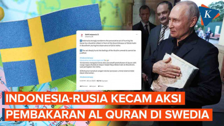 Indonesia Rusia Kompak Kecam Pembakaran Al Quran di Swedia