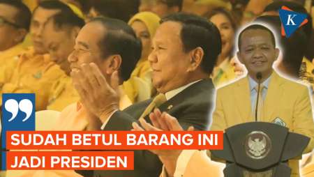 Momen Bahlil Ingatkan Prabowo Dilahirkan Golkar