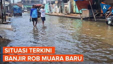 Situasi Terkini Banjir Rob di Muara Baru