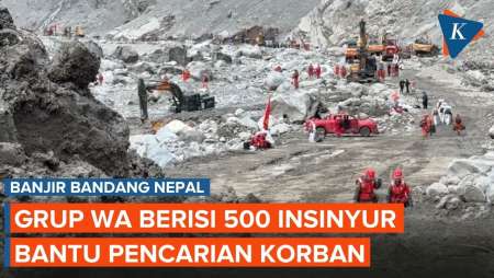 Ada Grup WA Berisi 500 Insinyur Di Balik Pencarian Korban Banjir Nepal