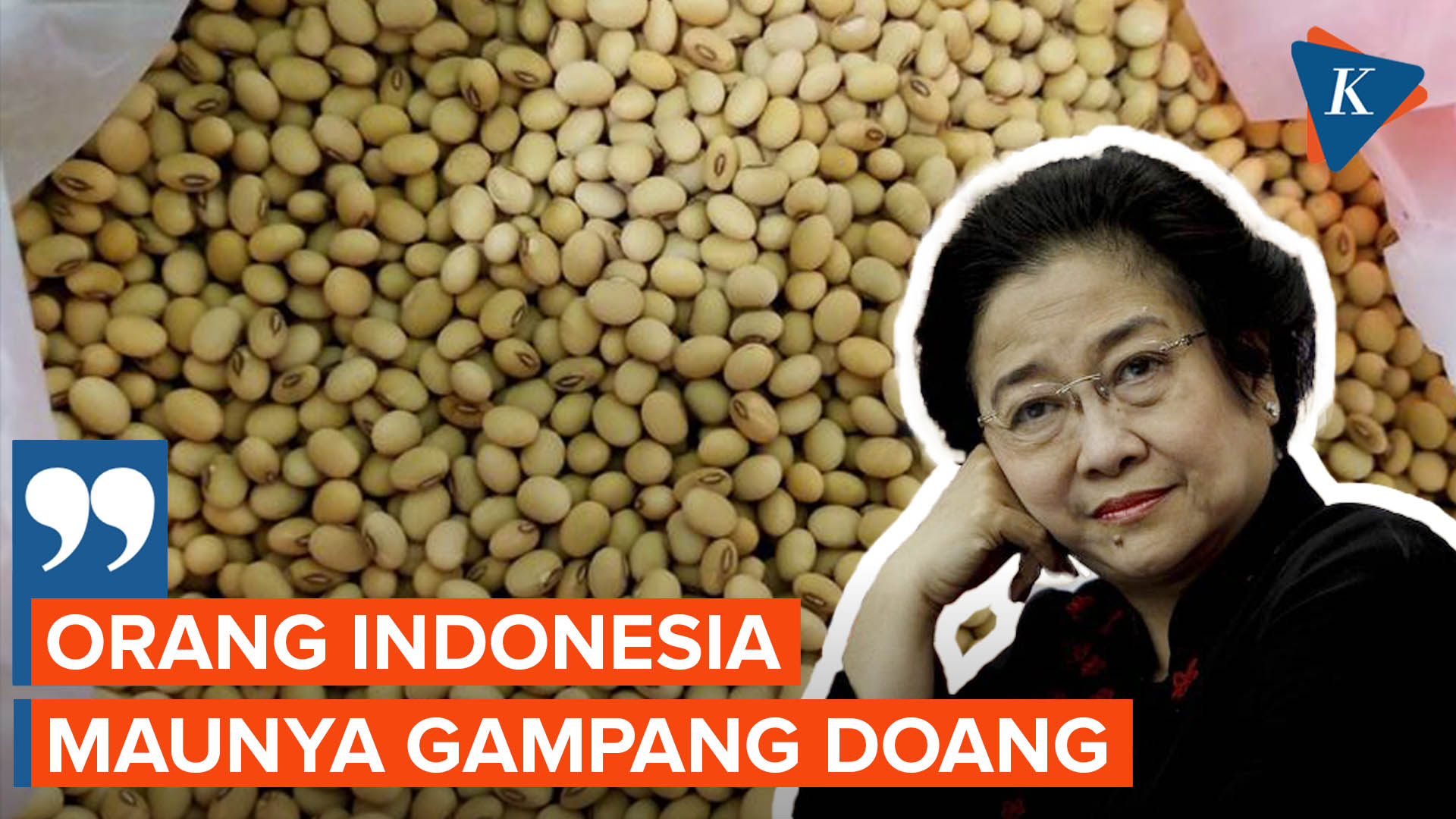 Megawati Kritik Indonesia Impor Kedelai