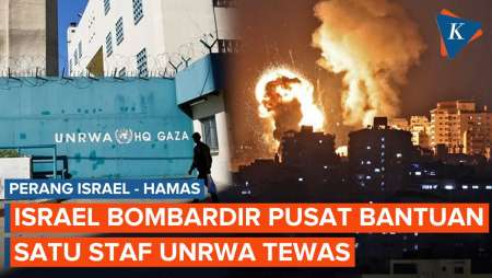 Serangan Israel ke Pusat Bantuan Gaza, PBB: Satu Staf UNRWA Tewas