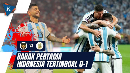 Babak pertama Timnas Indonesia Tertinggal 0-1