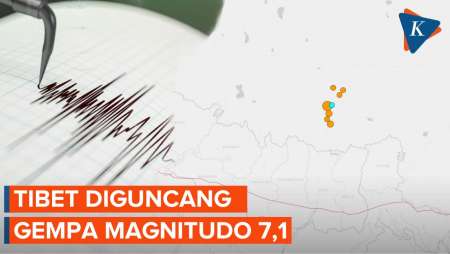 Gempa Magnitudo 7,1 Guncang Tibet, Getaran Kuat Terasa di Nepal