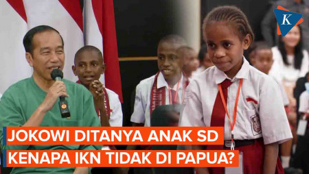 Jokowi Ditanya Anak SD: Kenapa Ibu Kota Tak Pindah ke Papua?