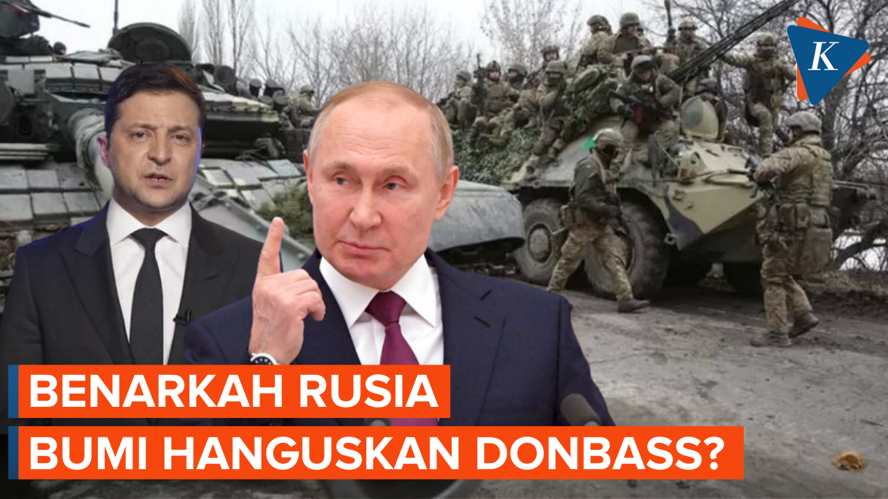 Rusia Disebut Lakukan Operasi Bumi Hangus di Donbass