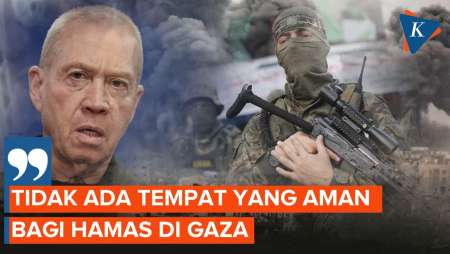 Menhan Israel Tebar Peringatan, Sebut Gaza Sudah Tak Aman untuk Hamas