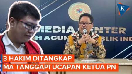 MA Tanggapi Ketua PN Surabaya Pernah Puji 3 Hakim yang Bebaskan Ronald Tannur