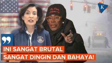 Badai Salju Ekstrem Melanda AS! Sejumlah Negara Bagian Siaga