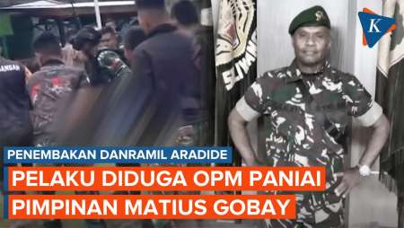 Danramil Aridade Diduga Ditembak OPM Paniai Pimpinan Matias Gobay