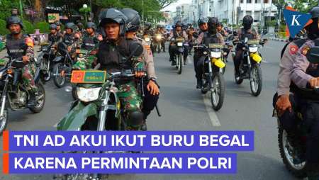 Tentara Ikut Buru Begal, Tapi Penegakkan Tetap Di Tangan Polri