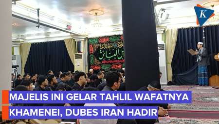 Tahlil Wafatnya Ali Khamenei Digelar Di Pasar Minggu Jaktim, Dubes Iran Hadir Langsung