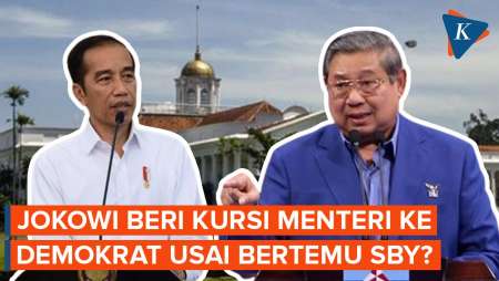 Sinyal Jokowi Beri Kursi Menteri ke Demokrat Usai Bertemu SBY