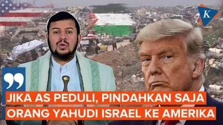 Alih-alih Kuasai Gaza, Pemimpin Houthi Suruh Trump Pindahkan Warga Yahudi-Israel ke AS