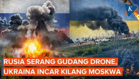 Pesawat Tempur Rusia Gempur Gudang Drone Ukraina, Kilang Moskwa Jadi Target Balasan