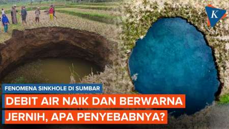 Teka-teki Air Jernih Di Lubang Sinkhole Limapuluh Kota Sumbar, Ini Kata Ahli Geologi!