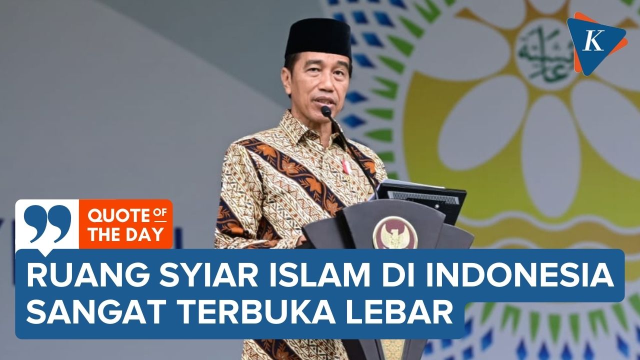Jokowi: Ruang Syiar Islam Terbuka Lebar dan Banyak Kemudahan di Indonesia