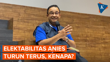 Elektabilitas Anies Turun Terus Diduga karena Tak Kunjung Deklarasi Cawapres