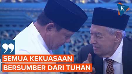 Nuzulul Qur’an Di Istana, Quraish Shihab Doakan Prabowo Dan Ingatkan Soal Kekuasaan