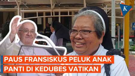 Kisah Anak-anak Panti Asuhan Dipeluk Paus Fransiskus, Suasana Penuh Haru