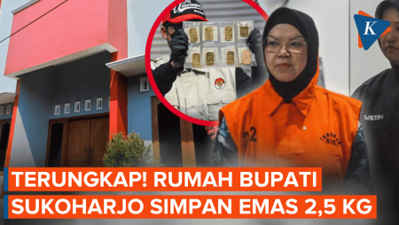 KPK Bongkar Brankas Isi Emas 2,5 Kg Di Rumah Bupati Sukoharjo, Diduga Hasil Peras Bawahan