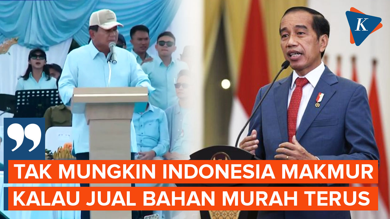 Prabowo Beberkan Pesan Jokowi soal Hilirisasi