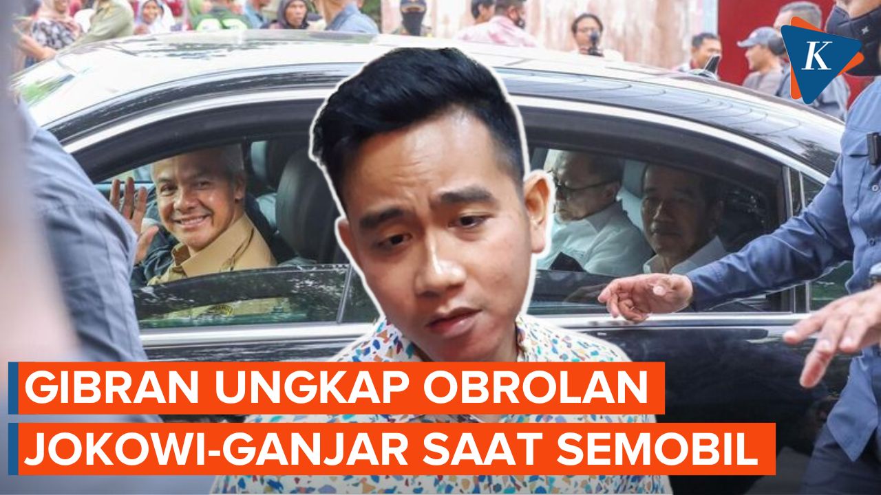 Gibran Ungkap Obrolan Jokowi-Ganjar Saat Semobil