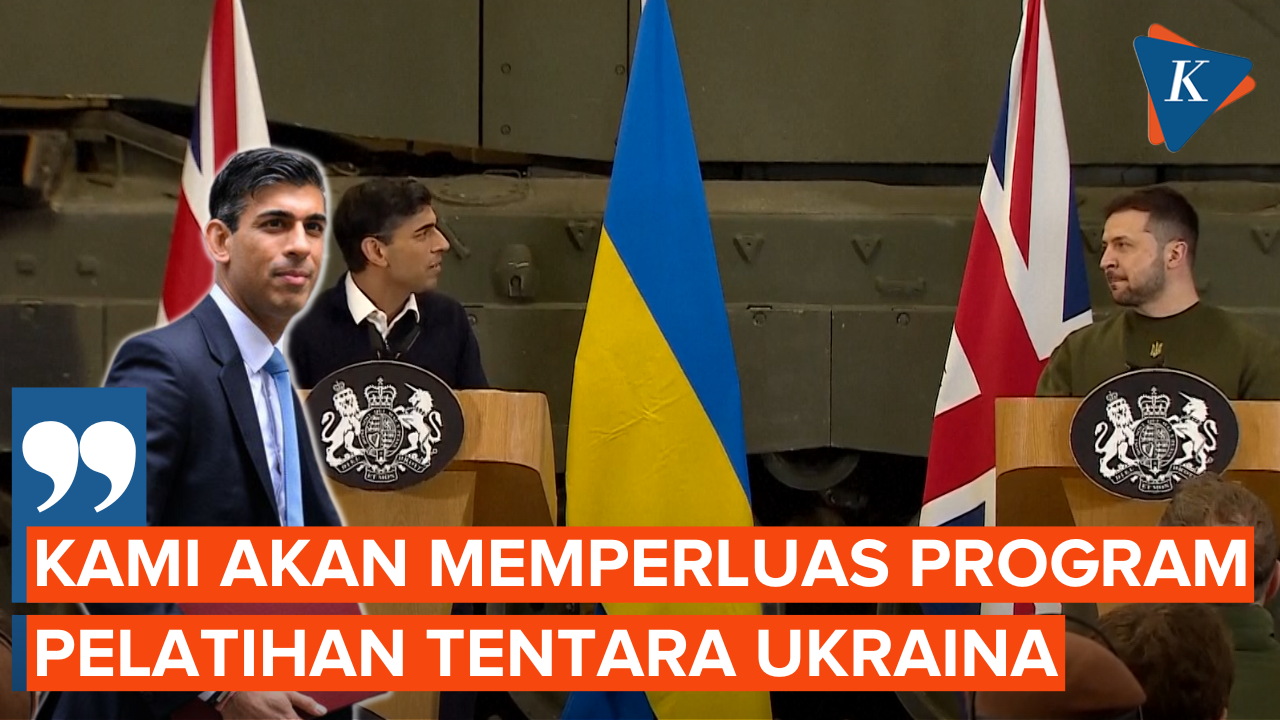 Rishi Sunak Janji Perluasan Pelatihan Militer Ukraina