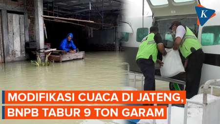 Update Banjir Demak, BNPB Lakukan Modifikasi Cuaca di Jateng