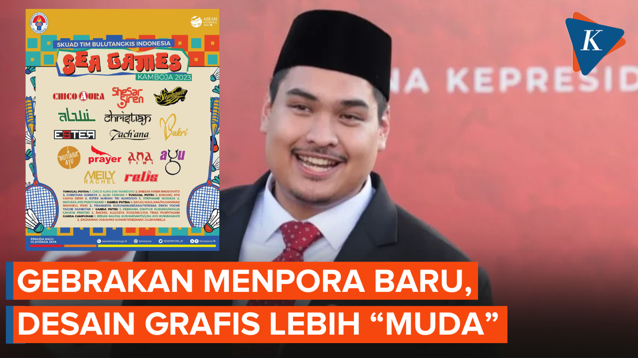 Terobosan Menpora Baru, Desain Grafis Lebih 