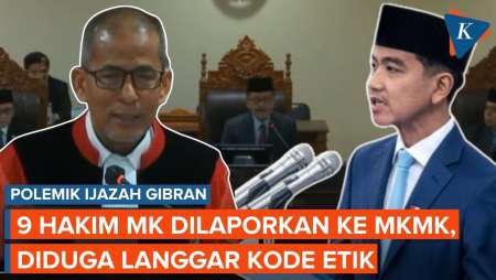 9 Hakim MK Dilaporkan Ke MKMK, Diduga Langgar Etik Tangani Sengketa Ijazah Gibran
