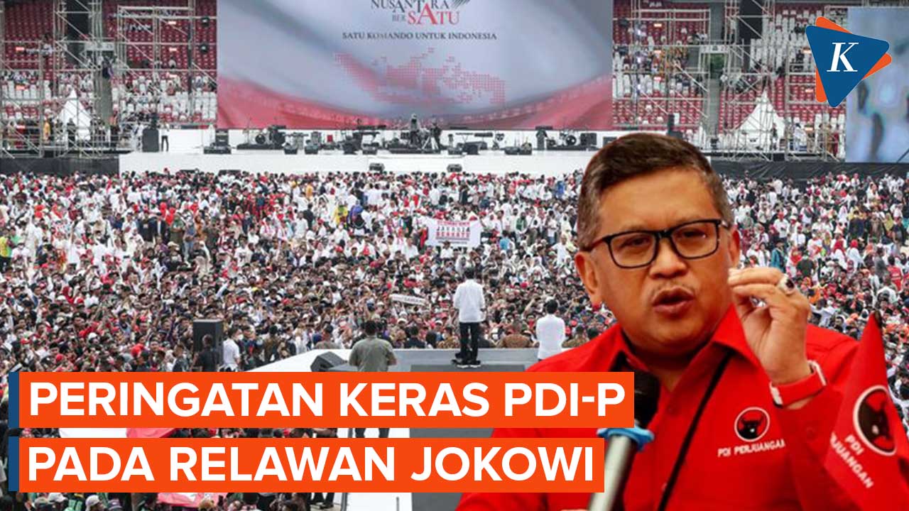 Peringatan Keras PDI-P kepada Relawan Jokowi soal Gerakan Nusantara Bersatu