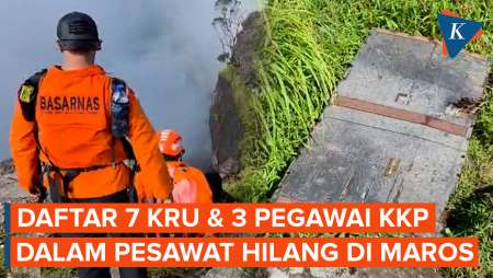 Daftar 10 Kru Dan Penumpang Pesawat Hilang Kontak Di Maros, 3 Pegawai KKP