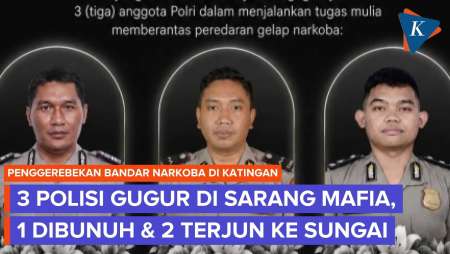 3 Polisi Gugur Saat Gerebek Bandar Sabu Di Katingan, Dikepung Massa Lalu Terjun Ke Sungai