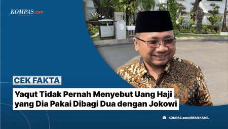 Yaqut Tidak Pernah Menyebut Uang Haji yang Dia Pakai Dibagi Dua dengan Jokowi