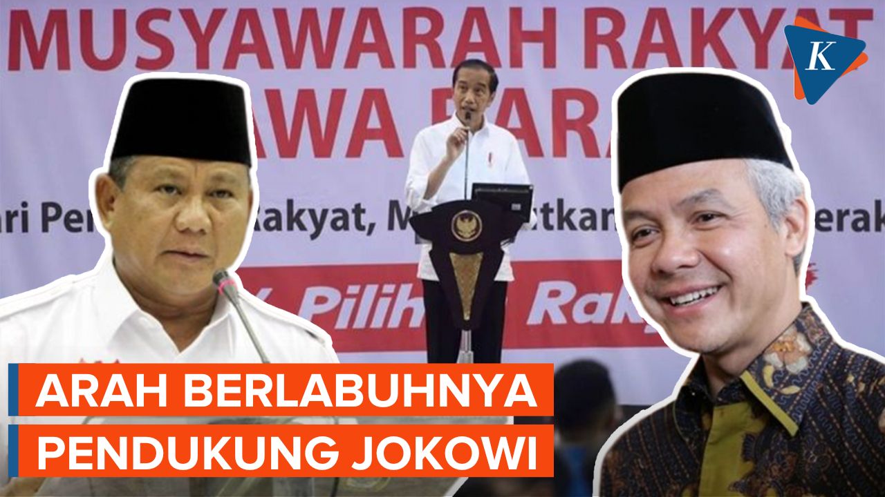 Menakar Arah Berlabuh Pendukung Jokowi di Pemilu 2024, Ganjar atau Prabowo?