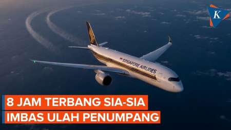 Terbang 8 Jam Berakhir Sia-sia, Pesawat Singapore Airlines Putar Balik Karena Ulah Penumpang