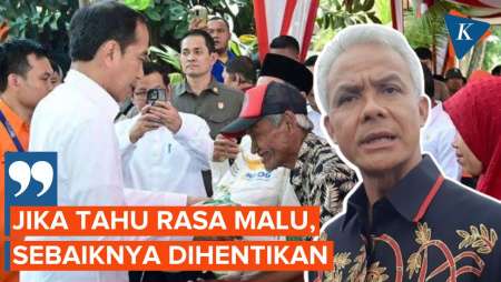 Airlangga Sebut Jokowi Boleh Bagi Bansos karena Bukan Capres, Ganjar: Ini soal Moral dan Etika