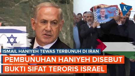 Pembunuhan Ismail Haniyeh di Teheran, Kedubes Iran: Bukti Lain Sifat Teroris Israel