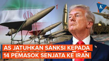 Trump Beri Sanksi 14 Pemasok Senjata Ke Iran, Ada Dari Negara Sekutu AS