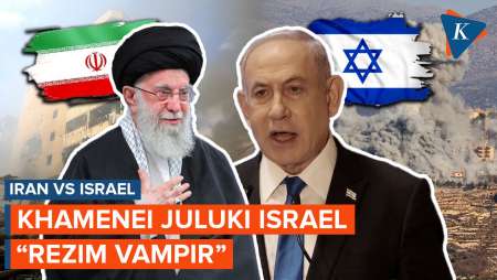 Ali Khamenei Sebut Israel Rezim Vampir, Serukan Iran Tak Akan Berhenti Melawan Israel