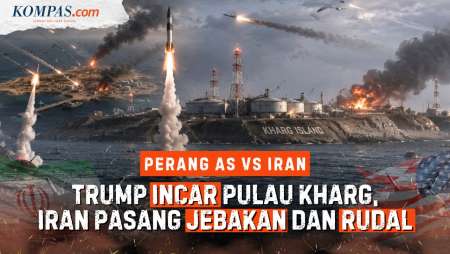 Trump "Endus" Pulau Kharg, Iran Siapkan Jebakan Dan Rudal