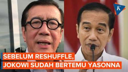 PDI-P Sebut Yasonna Laoly Sudah Bertemu Jokowi Sebelum Dicopot dari Kursi Menkumham