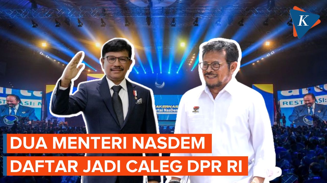 Nasdem Daftarkan Syahrul Yasin Limpo dan Johnny G Plate Jadi Caleg di Pemilu 2024
