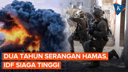 Dua Tahun Serangan Hamas 7 Oktober, Militer Israel Siaga Tinggi