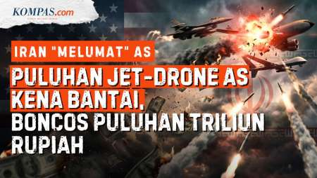 Fakta Alutsista AS Dilumat Iran: Puluhan Jet Tempur-Drone Mahal Hancur, Serangan Udara Buntu
