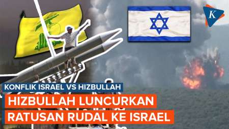 Sengit! Hizbullah Vs Israel Saling Adu Misil, Ratusan Rudal Hujani…