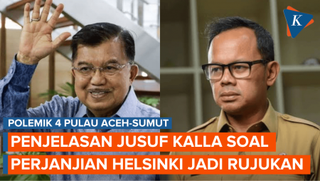 Polemik 4 Pulau Aceh Masuk Sumut, Kemendagri: Penjelasan Pak Jusuf Kalla Penting, Jadi Rujukan