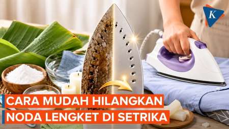 5 Bahan yang Ampuh Hilangkan Noda Lengket pada Setrika