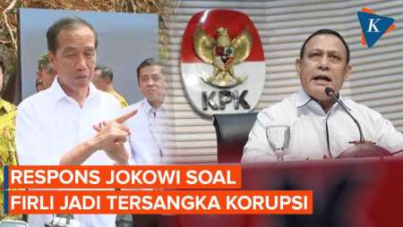 Respons Jokowi soal Firli Bahuri Jadi Tersangka Korupsi